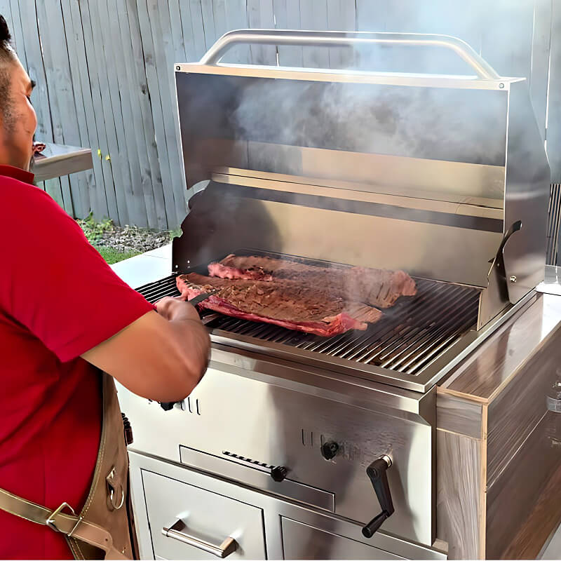 KoKoMo Grills 32" Built In Charcoal Grill