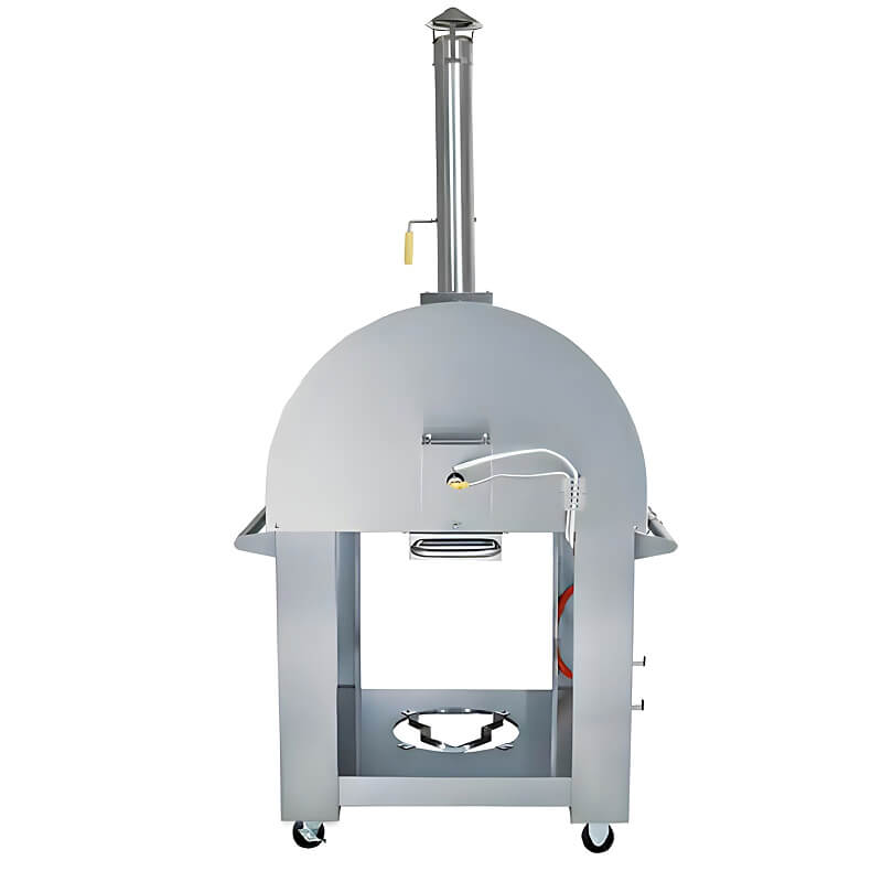 Kokomo Grills 32 Inch Dual Fuel Stainless Steel Pizza Oven
