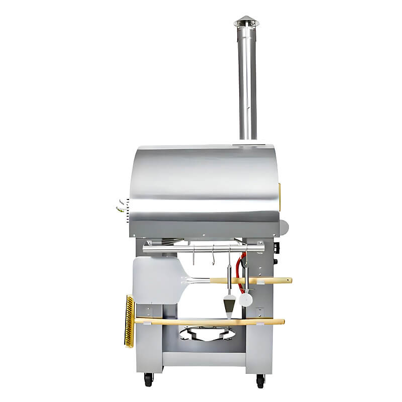 Kokomo Grills 32 Inch Dual Fuel Stainless Steel Pizza Oven