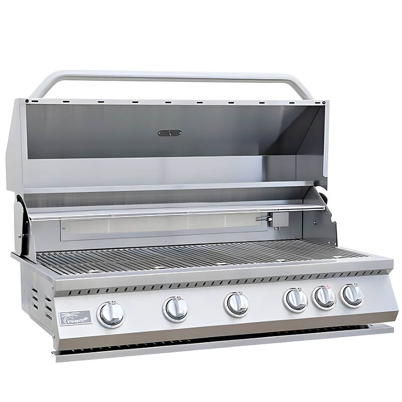 KoKoMo Grills 40" 5 Burner Built In Gas Grill with Infrared Back Burner