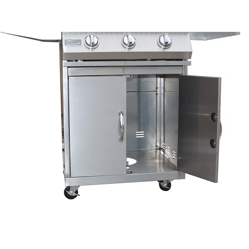 KoKoMo Grills 5 Burner Stainless Steel Grill Cart