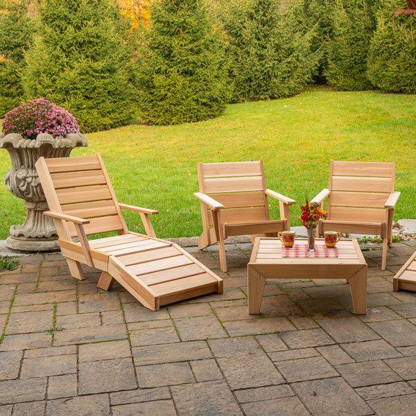 Dundalk Leisurecraft Pacific Modern Outdoor Lounge