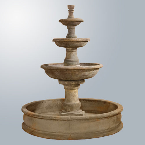 Giannini Garden Pavana Three Tier Pond Fountain