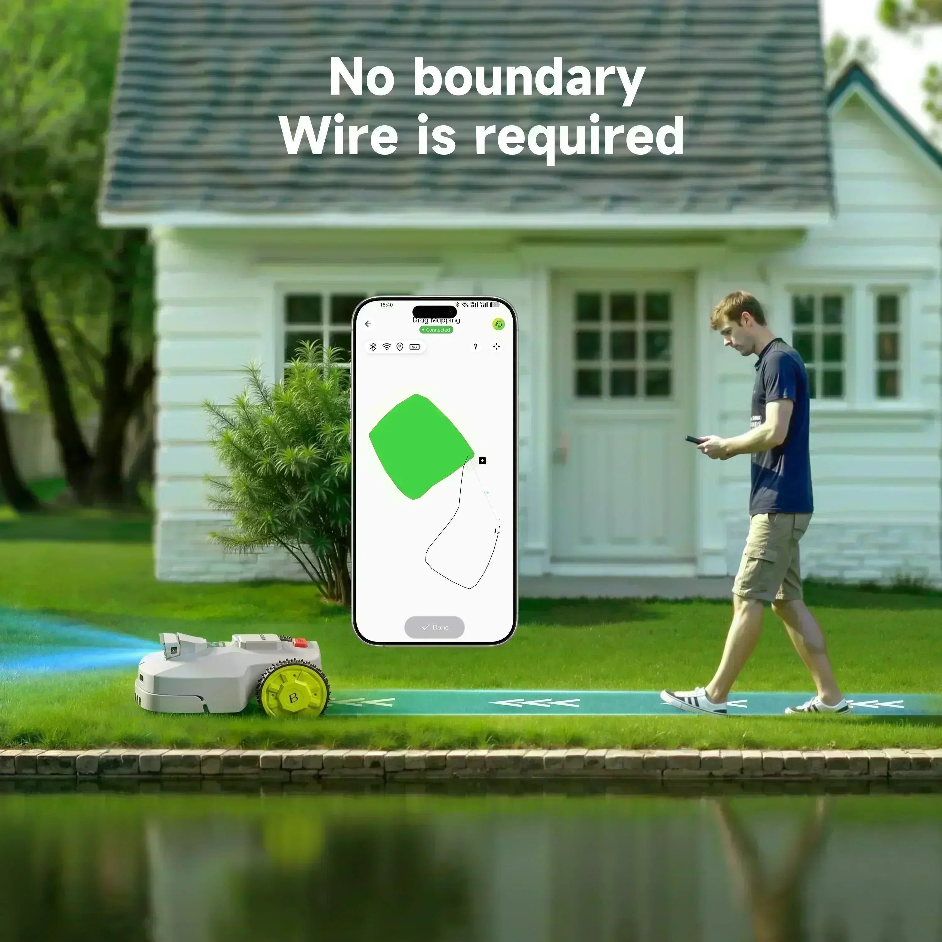 BESTMOW Titan-100 Robotic Lawn Mower