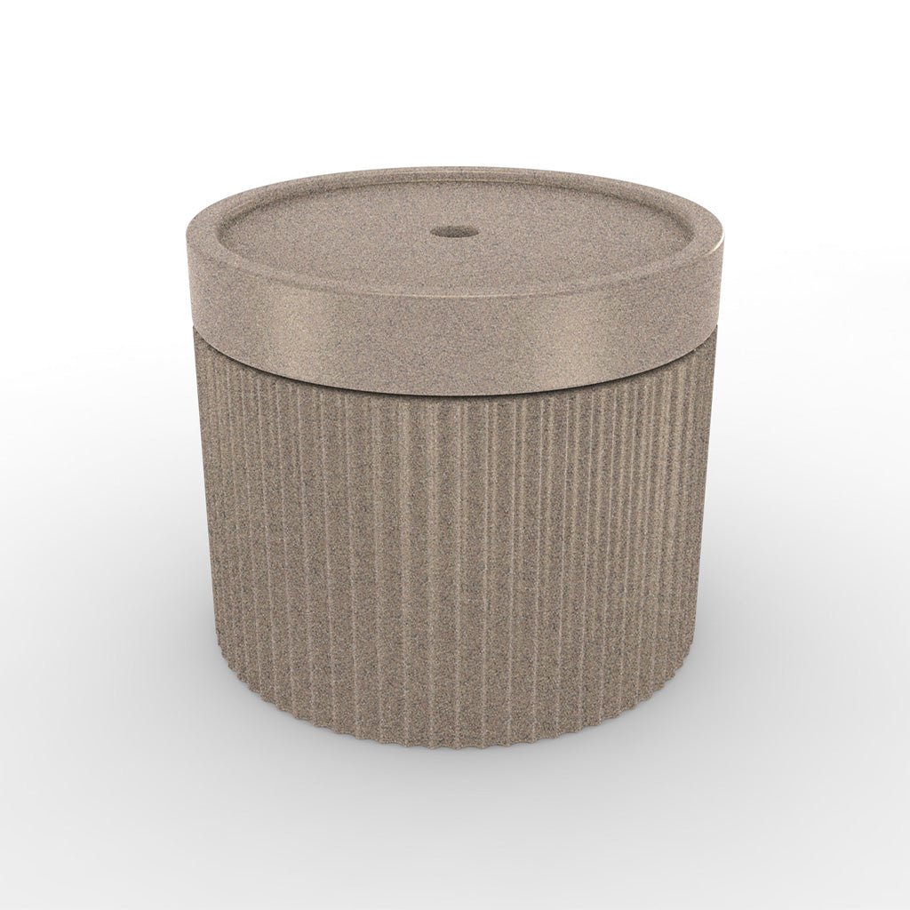 Tenjam Ripple Wide Table with Optional Umbrella Hole