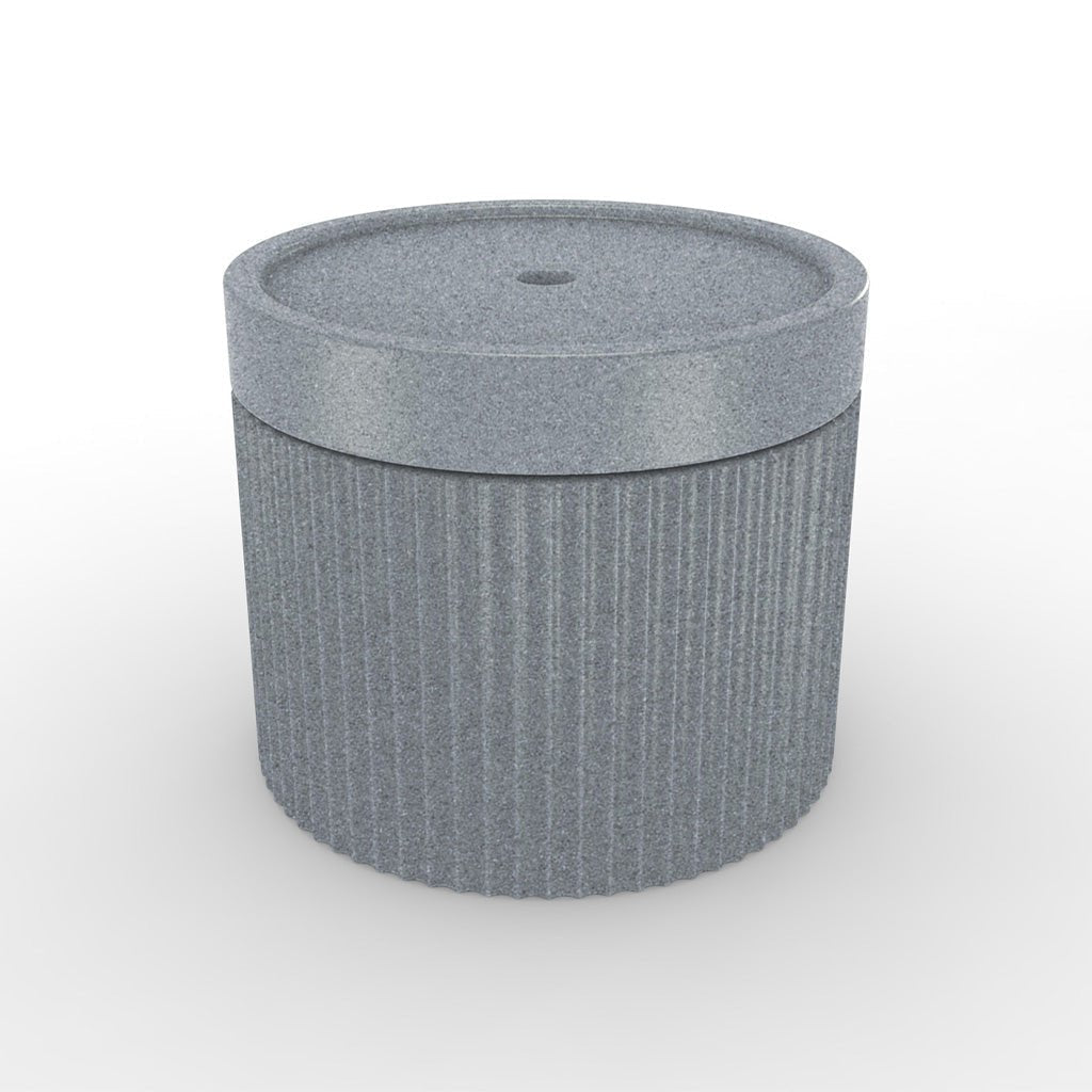 Tenjam Ripple Wide Table with Optional Umbrella Hole