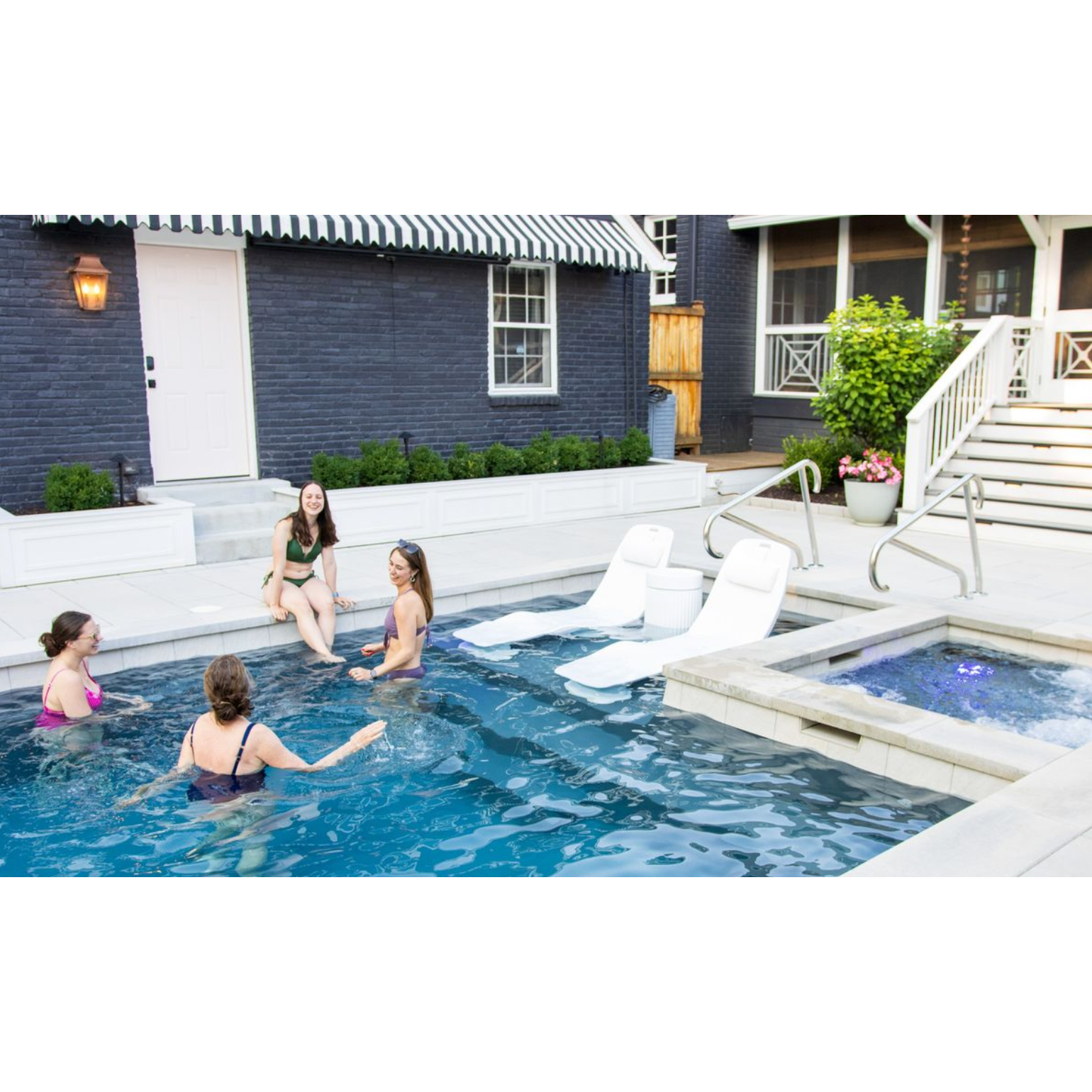 Tenjam Ripple Tall Pool Table with Optional Umbrella Hole