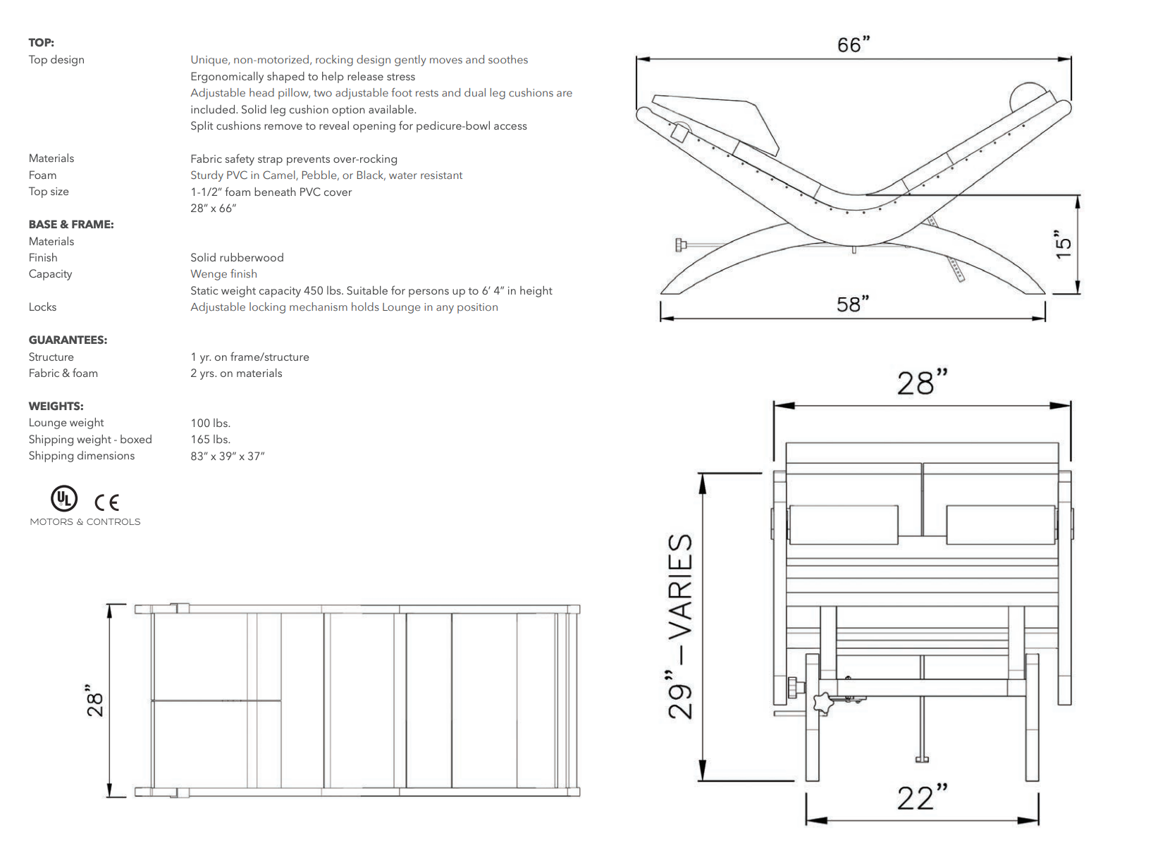 TouchAmerica Breath Pedi-Lounge