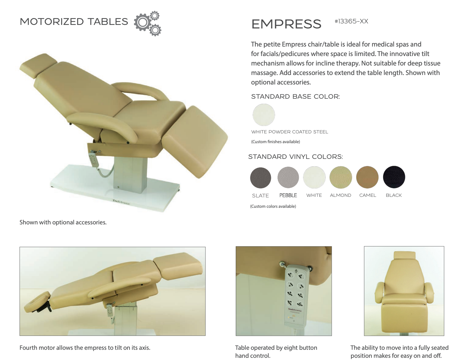 TouchAmerica Empress Treatment Chair