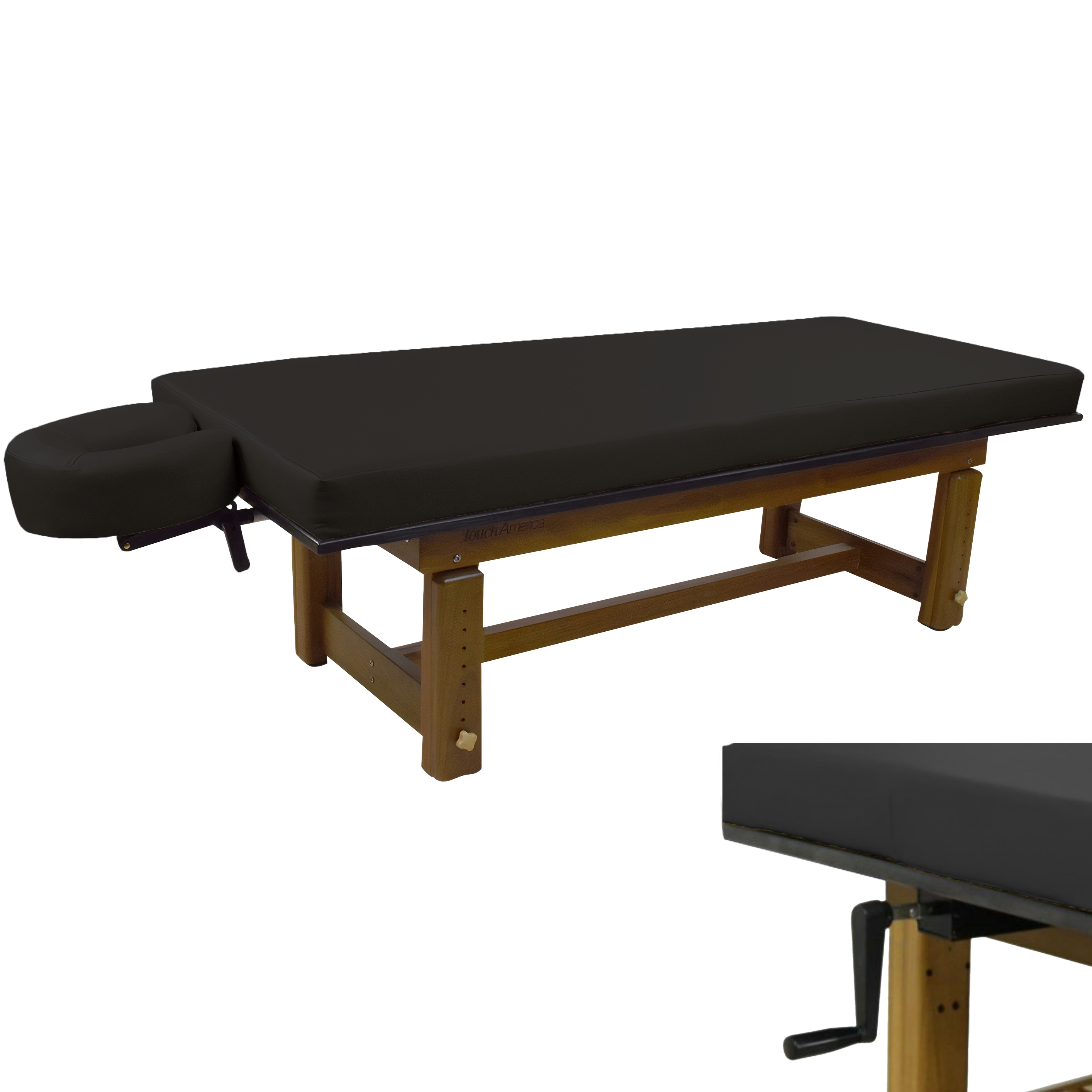 TouchAmerica Solterra Indoor/Outdoor Solid Teak Spa and Massage Table