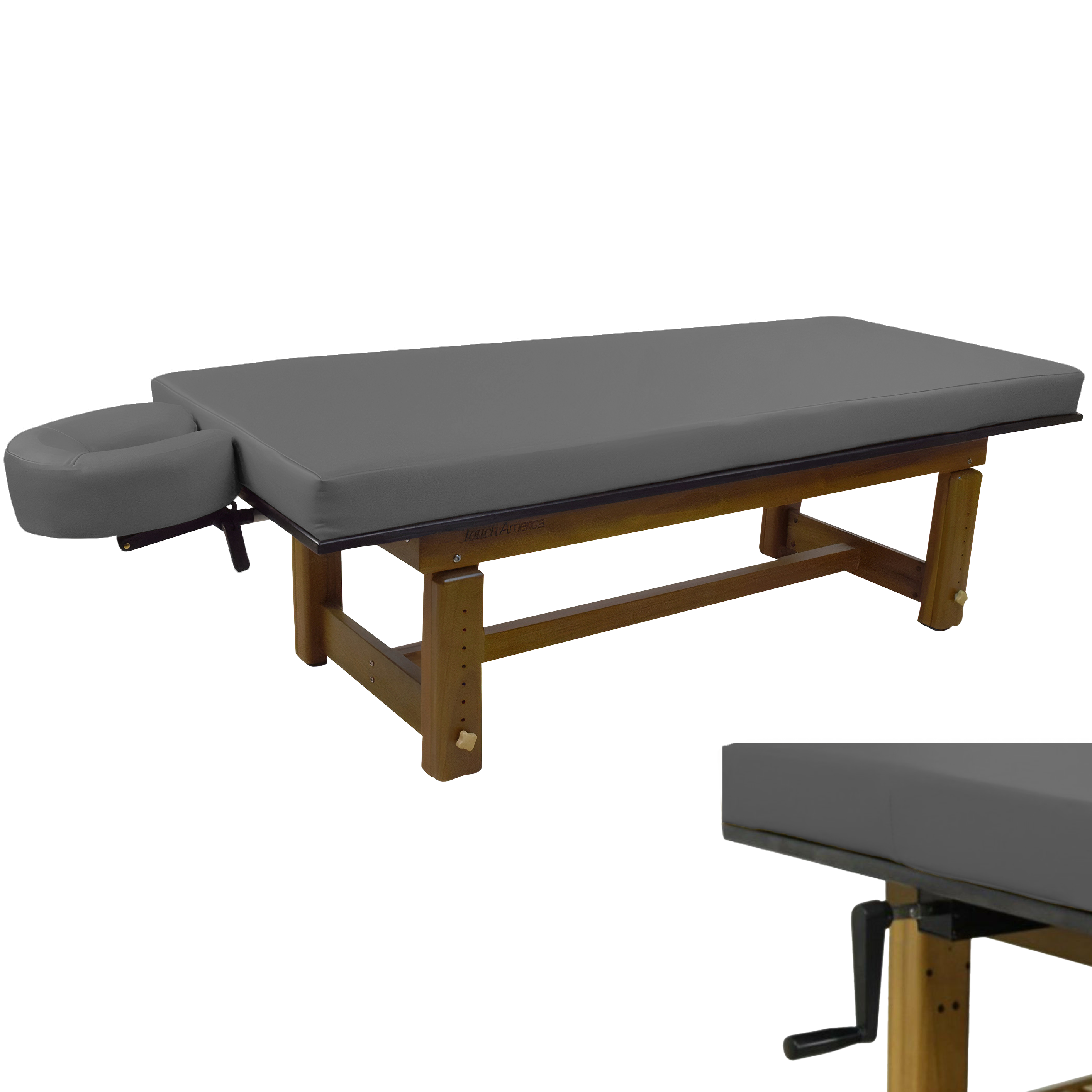 TouchAmerica Solterra Indoor/Outdoor Solid Teak Spa and Massage Table