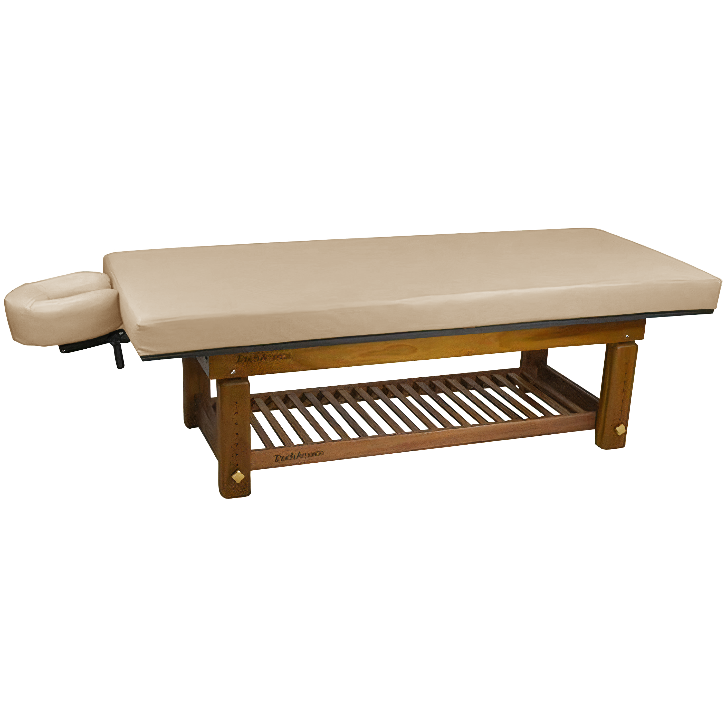 TouchAmerica Solterra Indoor/Outdoor Solid Teak Spa and Massage Table