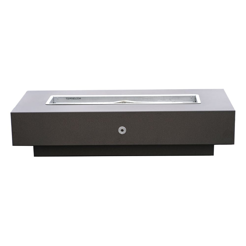 The Outdoor Plus Coronado 108" Rectangle Metal Powder Coat Fire Pit