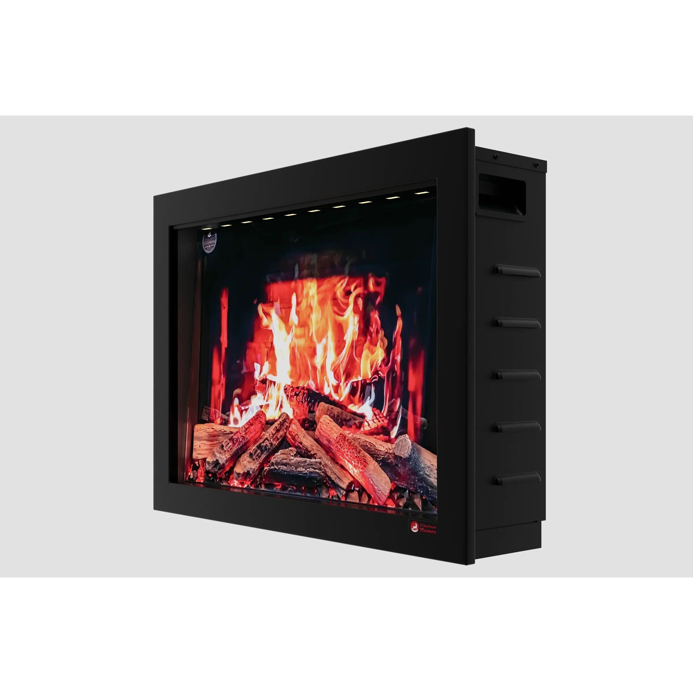 Litedeer Homes LiteStar Smart Electric Fireplace Insert with Oak Logs
