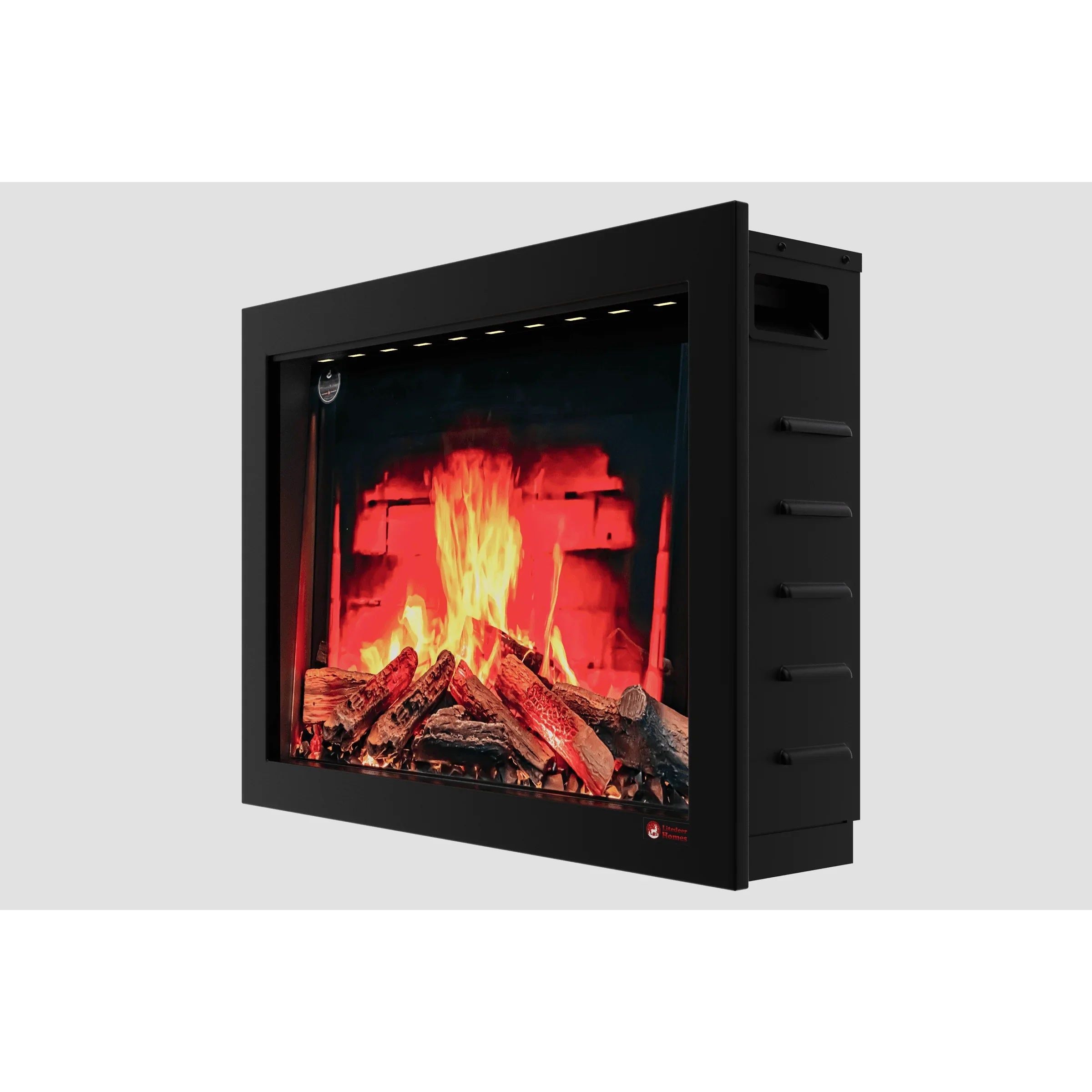 Litedeer Homes LiteStar Smart Electric Fireplace Insert with Oak Logs