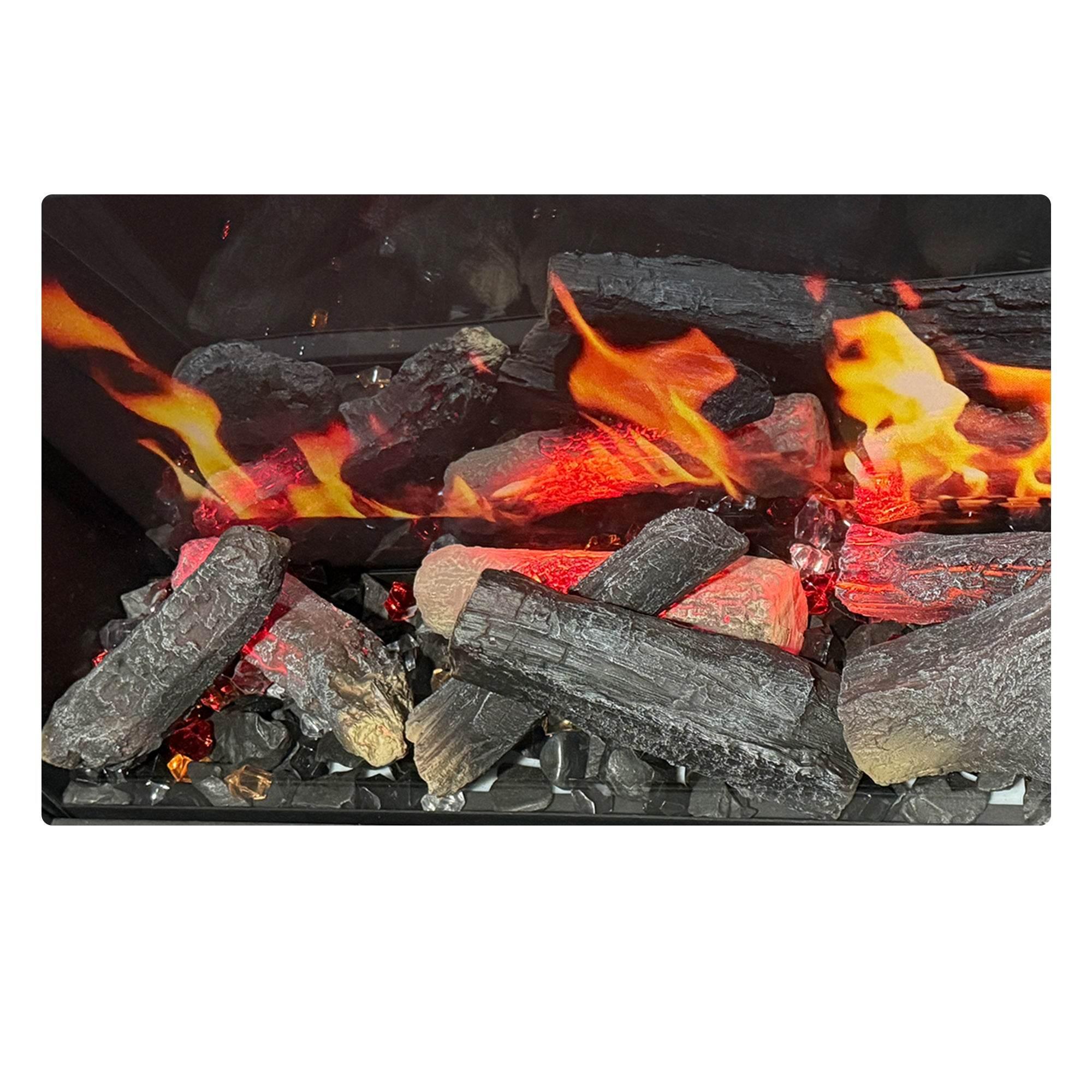 Litedeer Homes Latitude 55" Smart Built-In Electric Fireplace