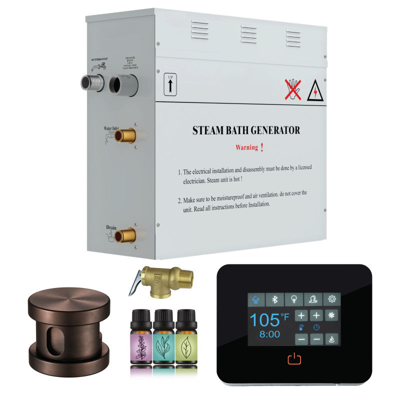 Builders Series Steam Bath Generator with QuickStart Technology and Digital Touchpad