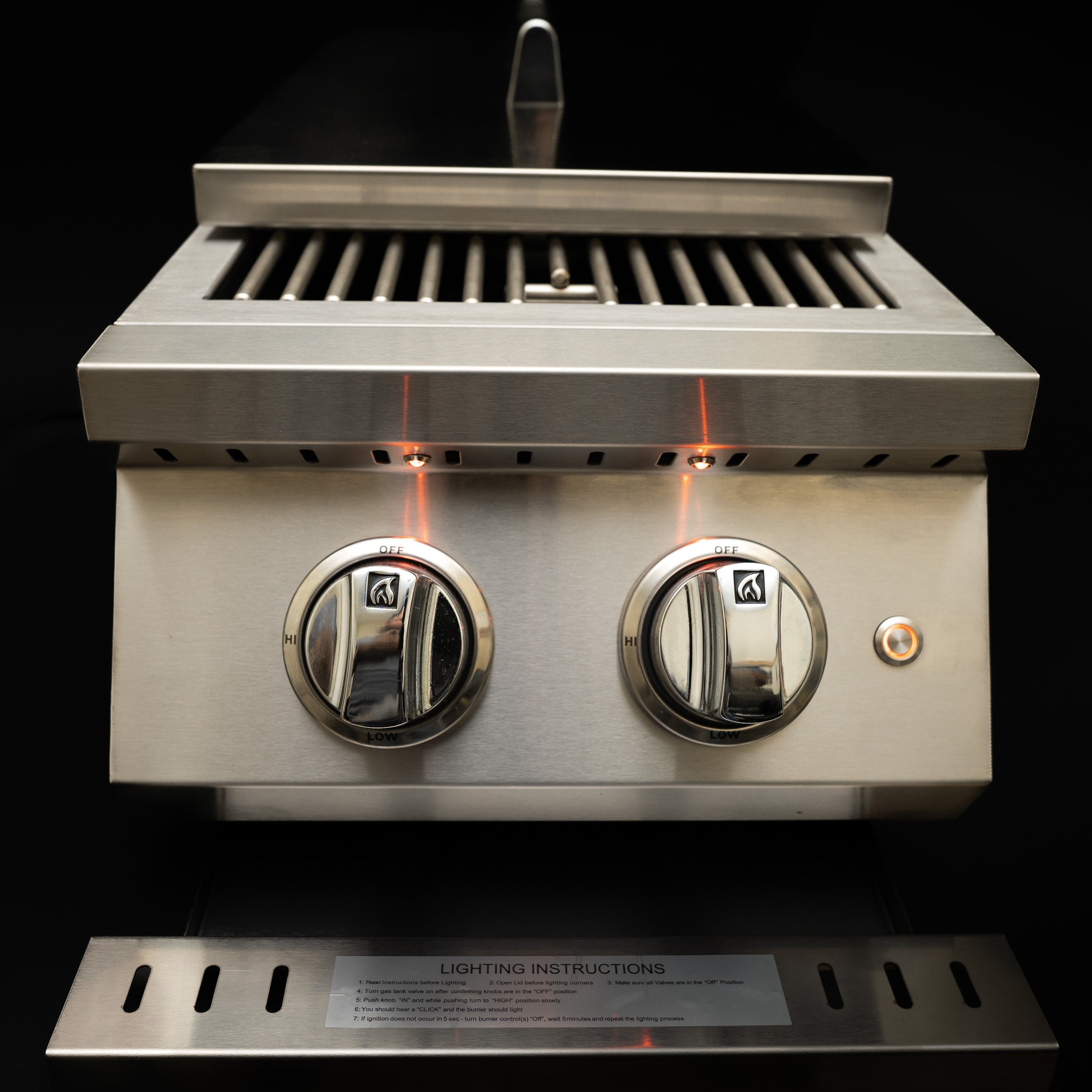 KoKoMo Grills Professional Double Built-In Side Burner
