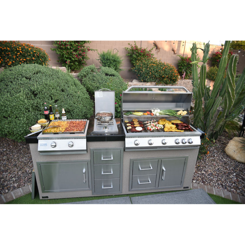 KoKoMo Grills Single Drop-in Side Burner