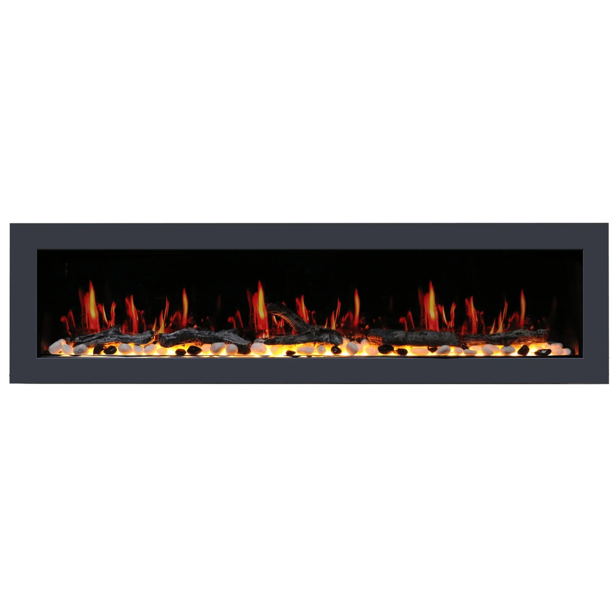 Litedeer Homes Latitude II Wall-Mounted Smart Electric Fireplace