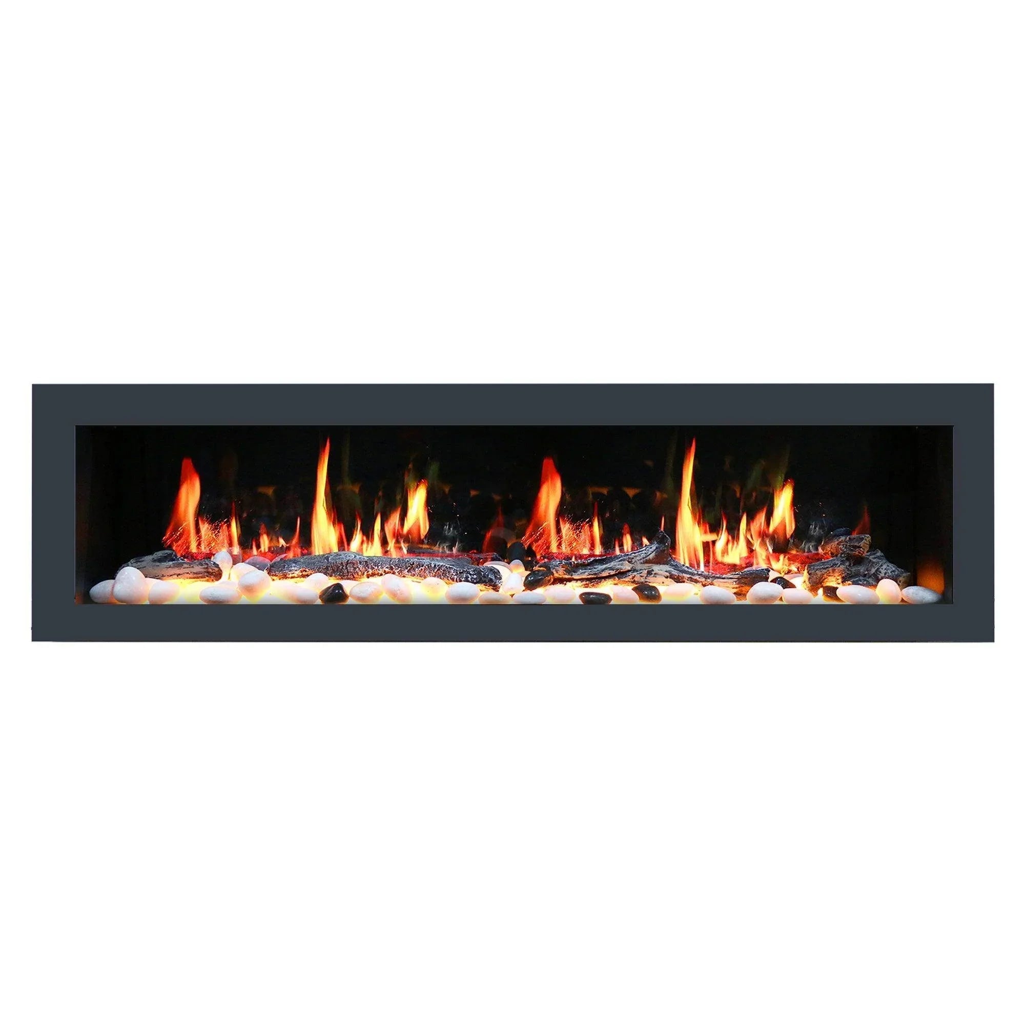 Litedeer Homes Latitude II Wall-Mounted Smart Electric Fireplace