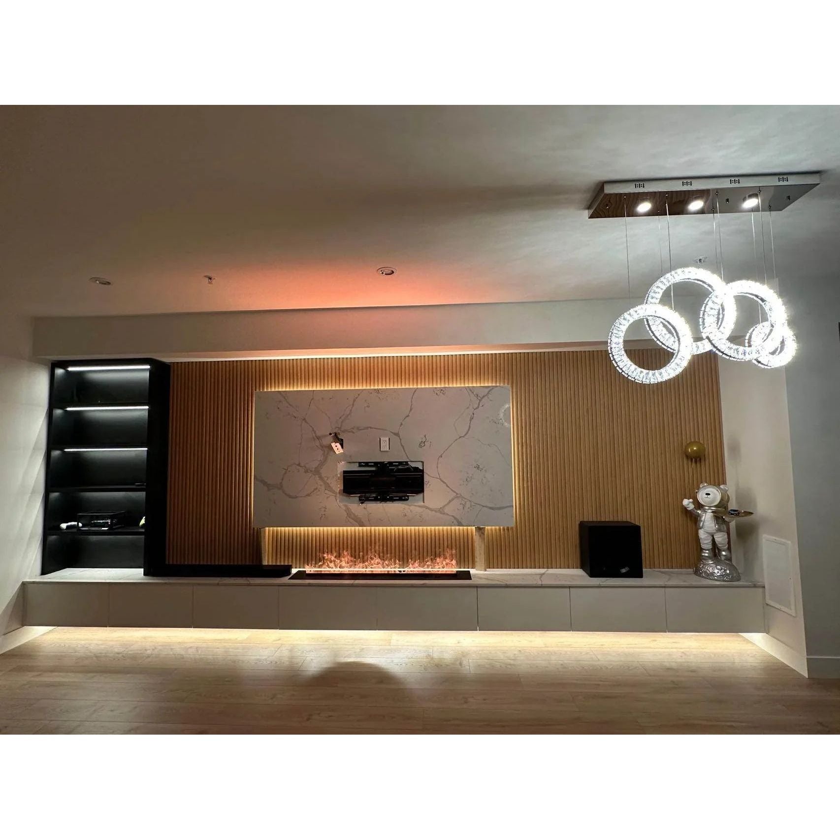 Litedeer Homes Mercury Water Vapor Fireplace