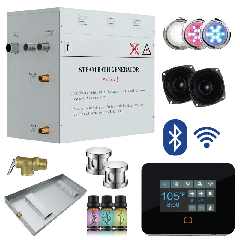 Builders Series Steam Bath Generator with QuickStart Technology and Digital Touchpad