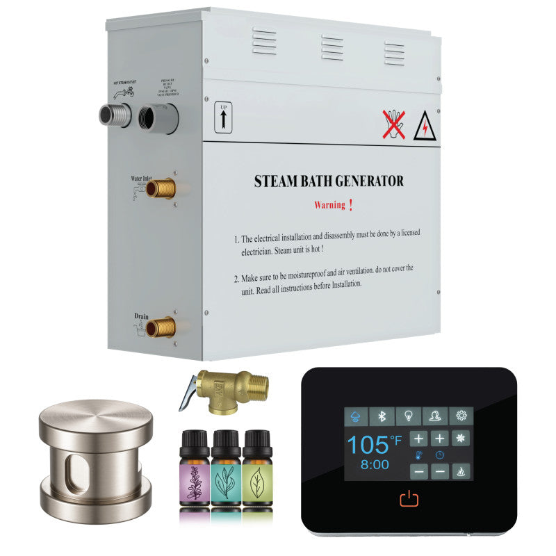 Builders Series Steam Bath Generator with QuickStart Technology and Digital Touchpad